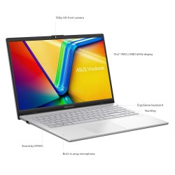 Asus VivoBook E1504GA-WS31 Core™ i3-N305 128GB SSD 8GB 15.6" (1920x1080) WIN11 COOL SILVER