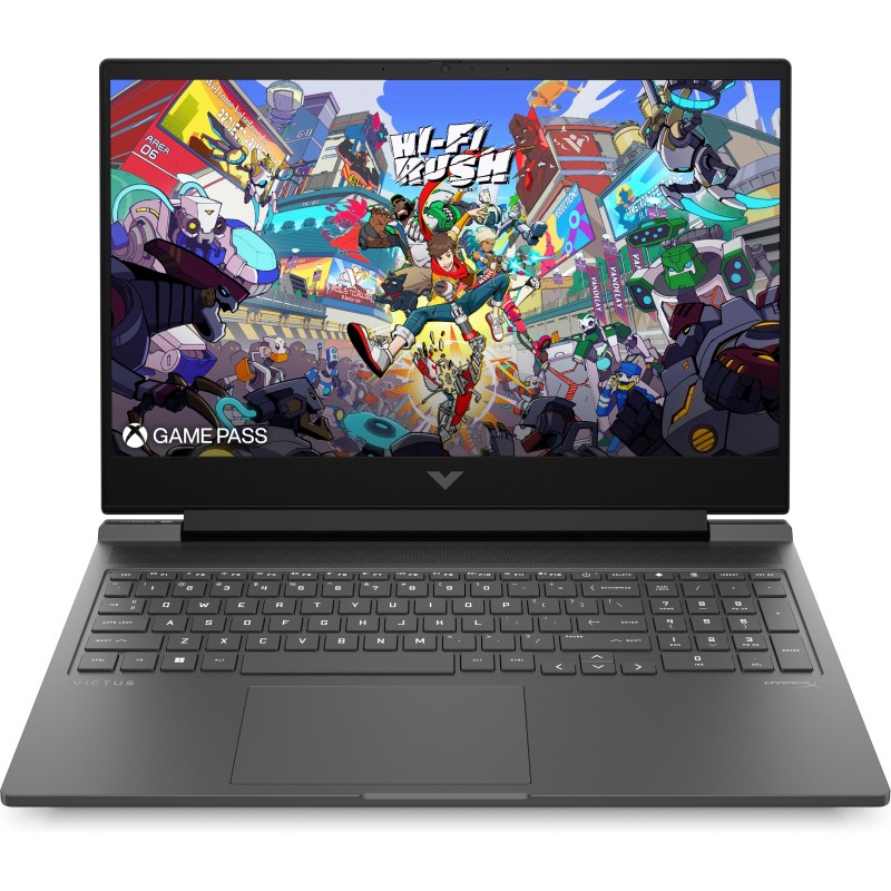 HP VICTUS 16-S1023 GAMING AMD Ryzen™ 7 8845HS 512GB SSD 16GB 16.1" (1920x1080) 144Hz WIN11 NVIDIA® RTX 4070 8192MICA SILVER Bac